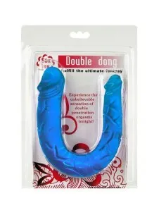 BAILE DOUBLE DONG DILDO DOBLE AZUL 2